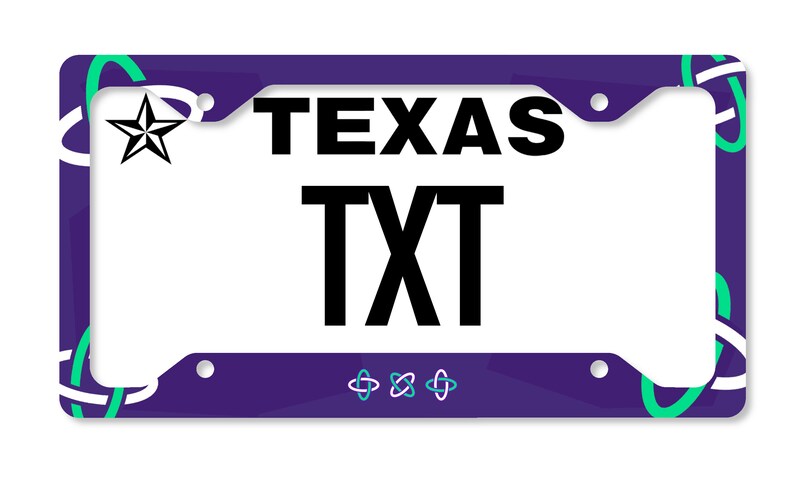 Tomorrow x Together The Dream Chapter: Eternity Inspired License Plate Frame & Car Coaster Bundle