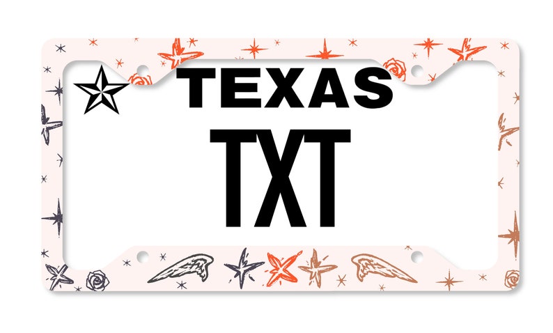 Tomorrow x Together minisode 3: Tomorrow Inspired License Plate Frame & Car Coaster Bundle