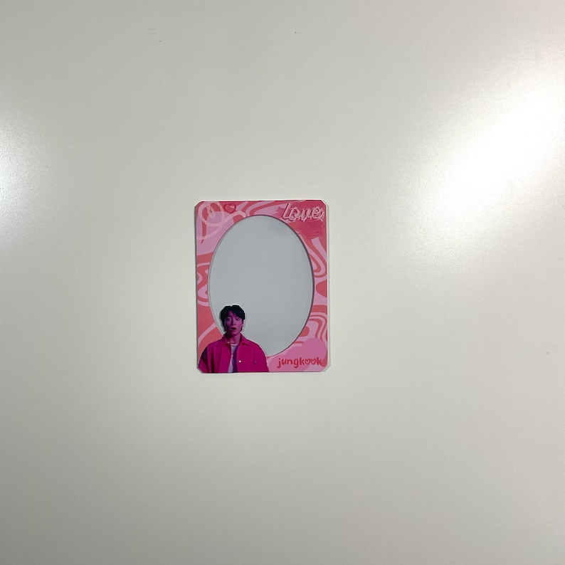 BTS Valentine Themed Decorated Toploader