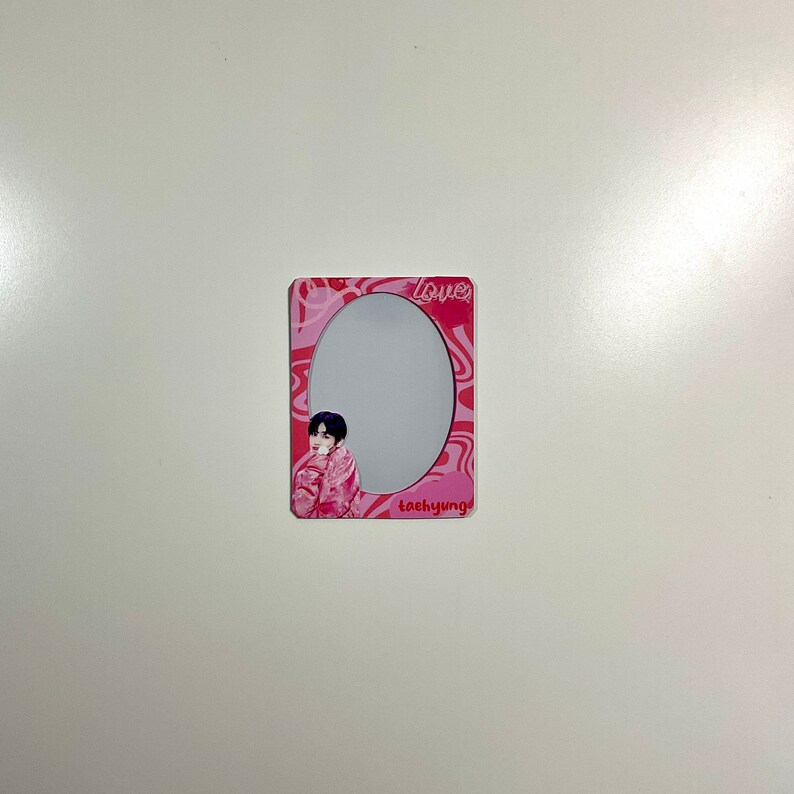 BTS Valentine Themed Decorated Toploader