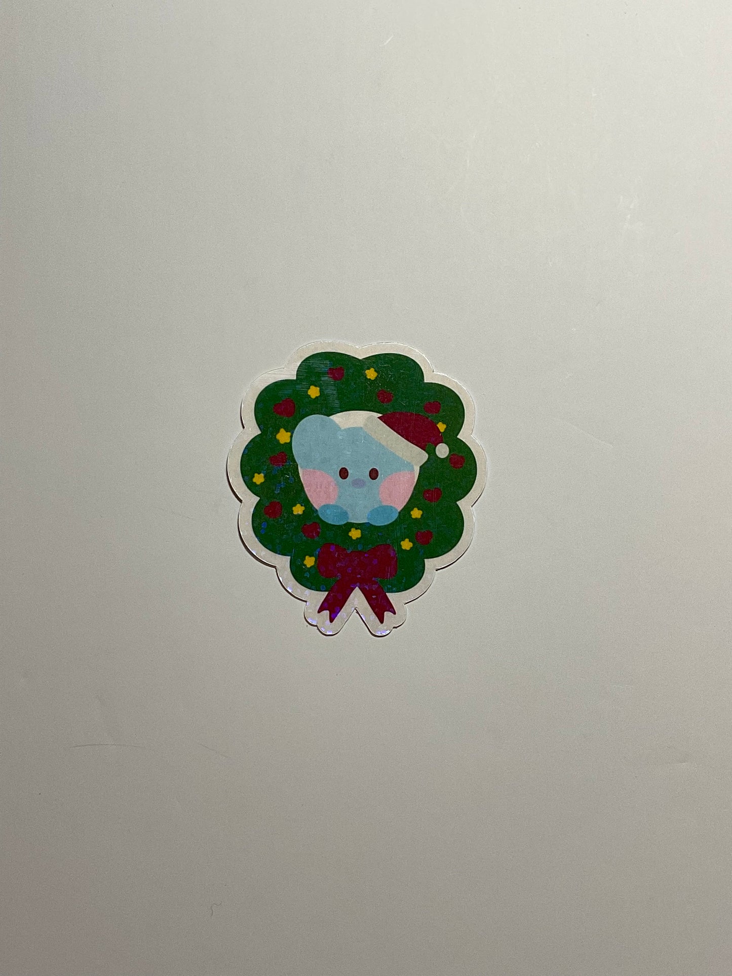 BT21 Minini Christmas Themed Holographic Sticker