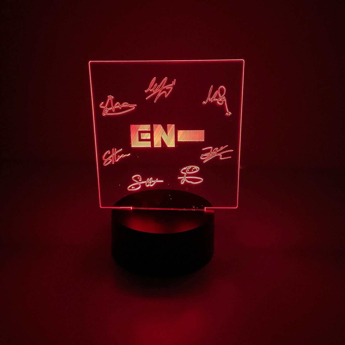 Enhypen Logo LED Night Light