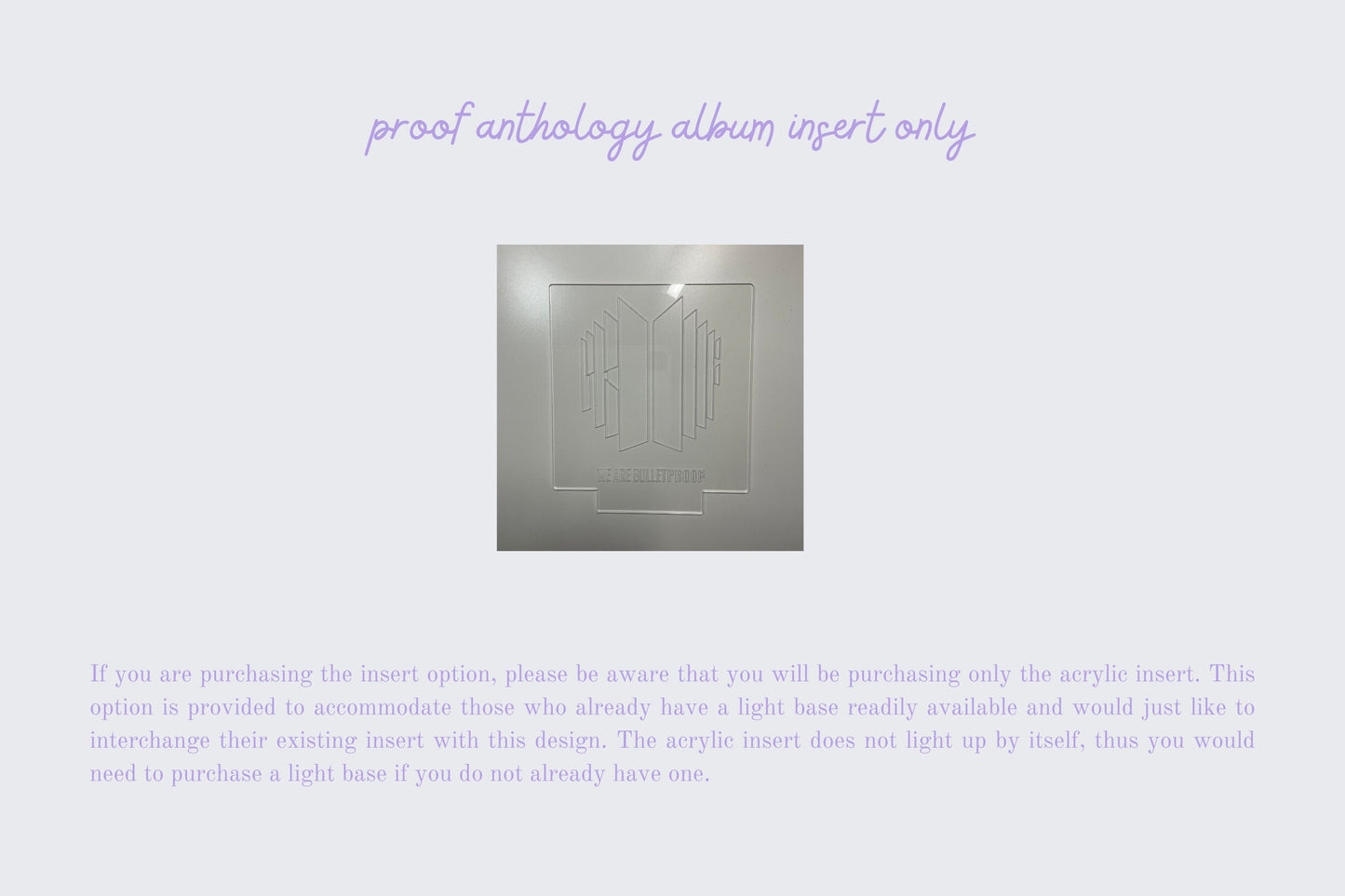 BTS Take Two LED Night Light