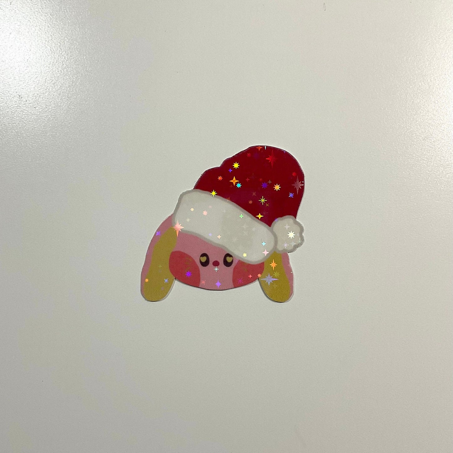 Santa Hat NewJeans Bunini Holographic Sticker