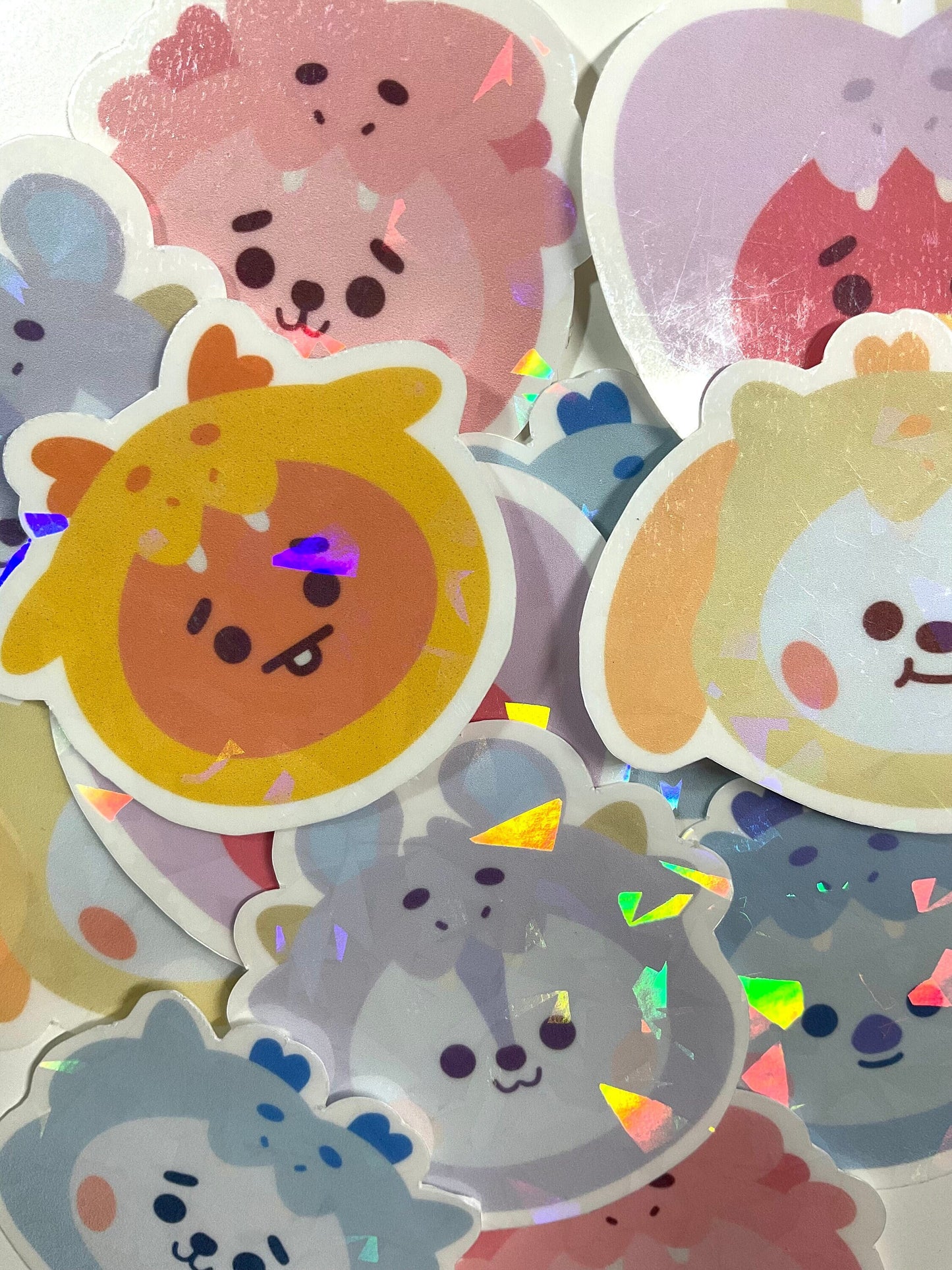Year of the Dragon BT21 Holographic Sticker