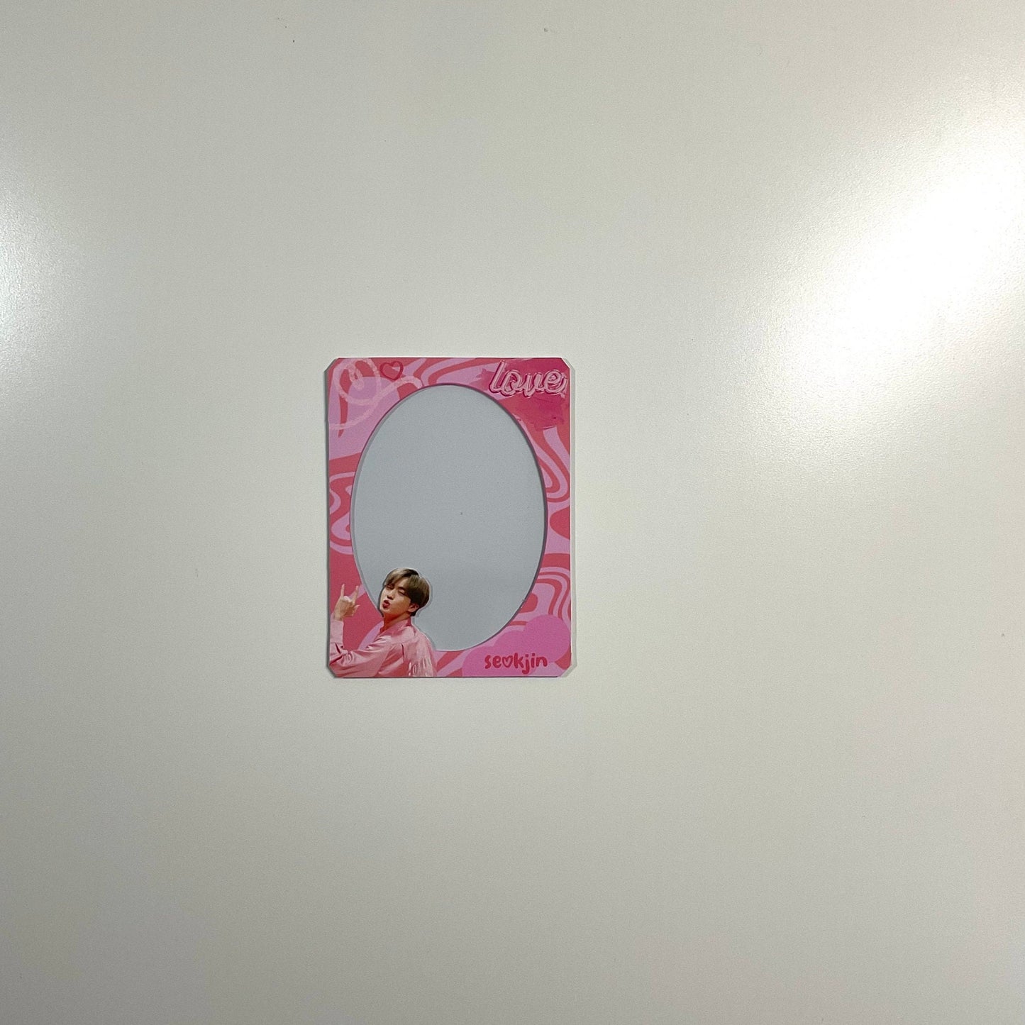 BTS Valentine Themed Decorated Toploader