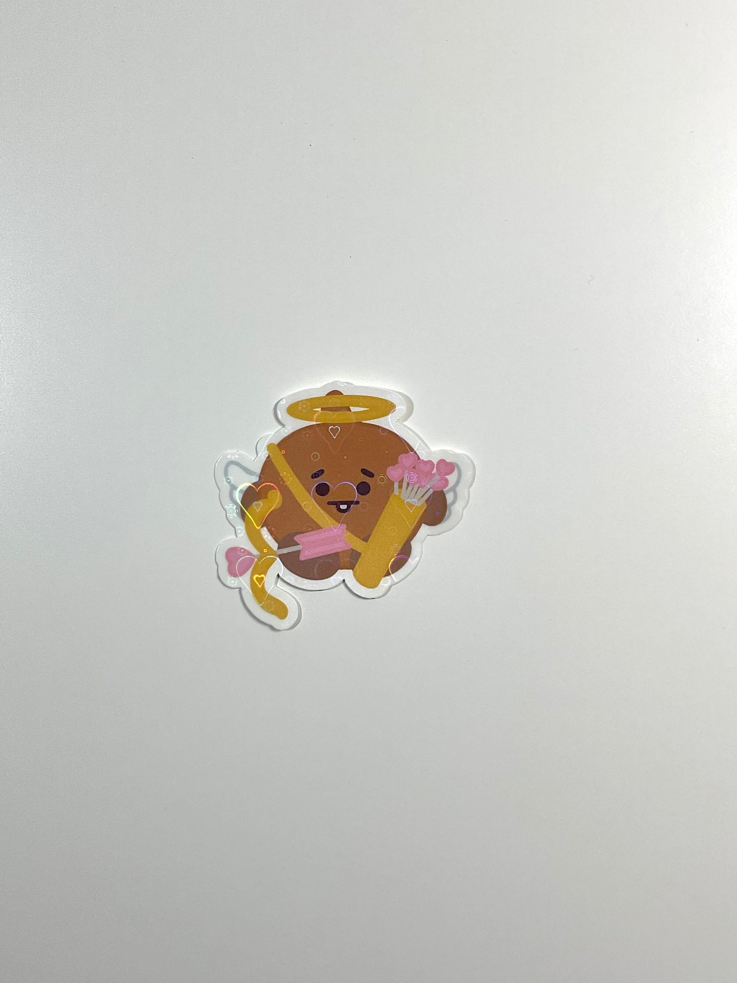 Cupid BT21 Valentine's Day Holographic Sticker