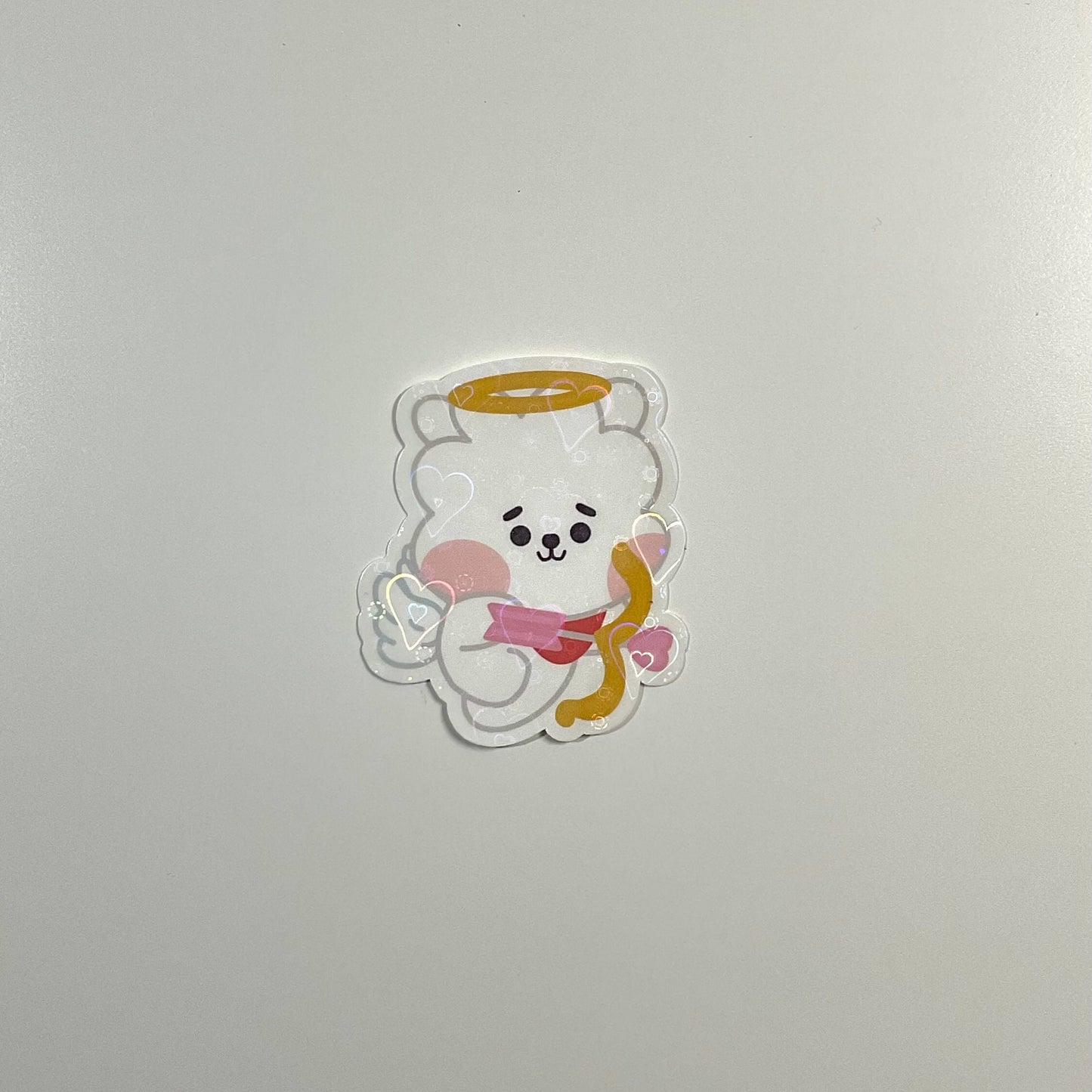 Cupid BT21 Valentine's Day Holographic Sticker