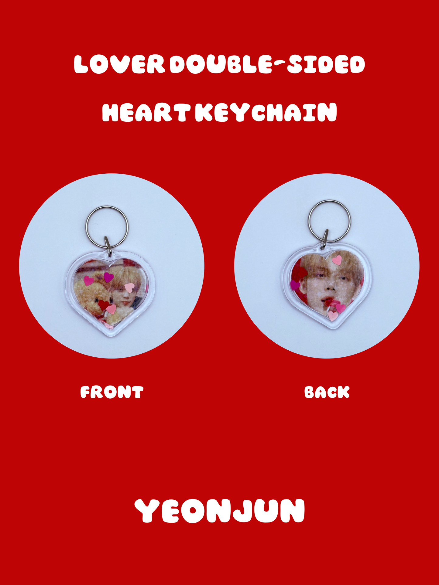 Tomorrow x Together The Star Chapter: Sanctuary Lover Heart-Shaped Acrylic Keychain