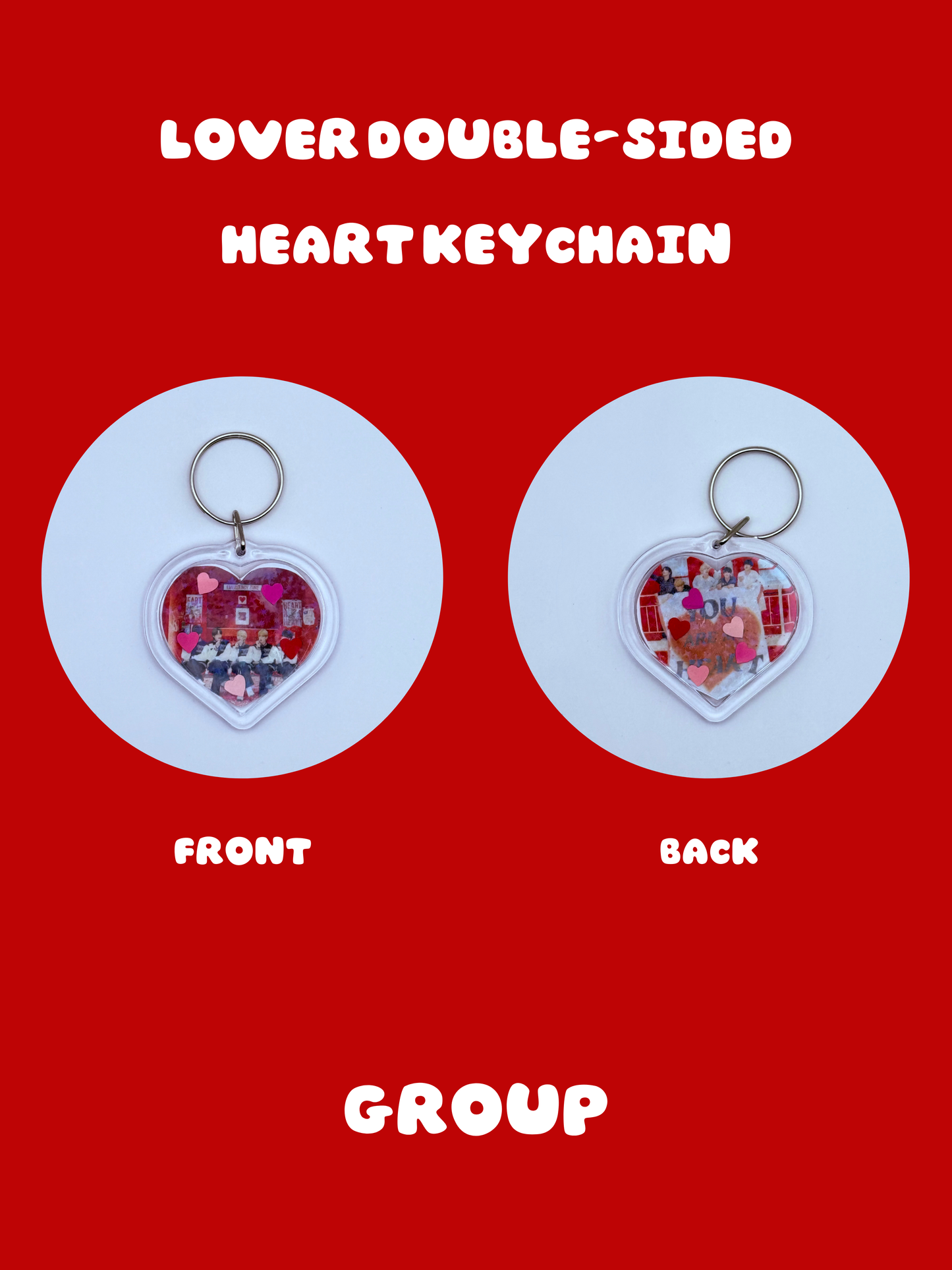 Tomorrow x Together The Star Chapter: Sanctuary Lover Heart-Shaped Acrylic Keychain