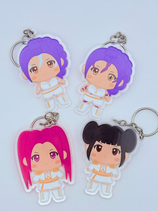 HUNTR/X Inspired Double-Sided Acrylic Keychain