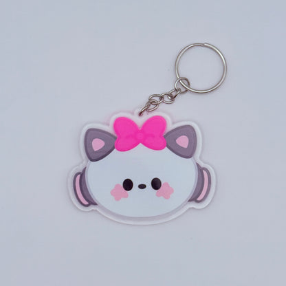 Fim's Club Double-Sided Acrylic Keychain