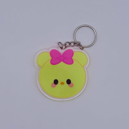 Fim's Club Double-Sided Acrylic Keychain