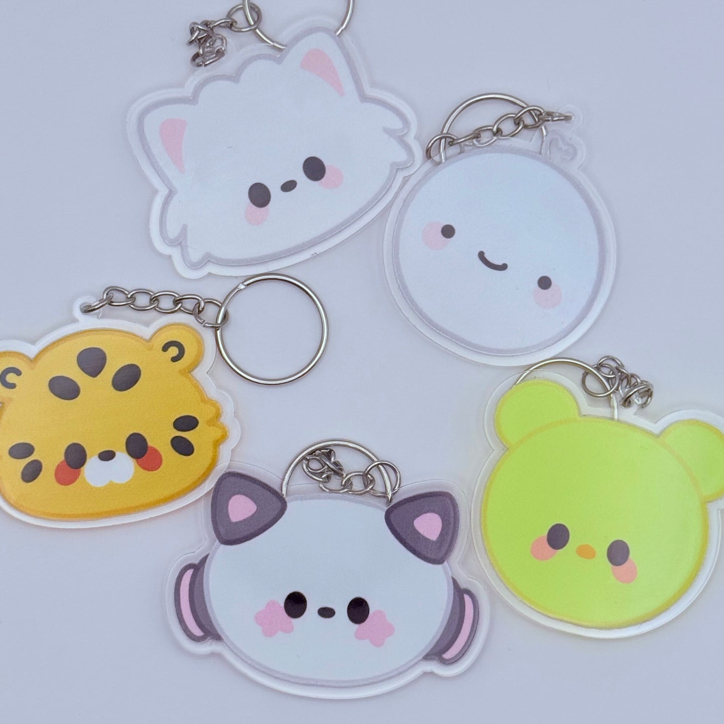 Fim's Club Double-Sided Acrylic Keychain