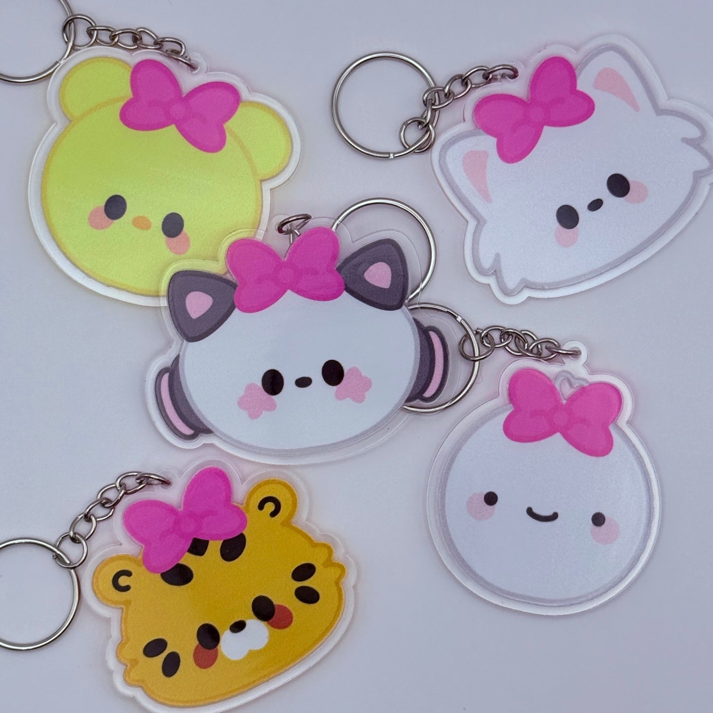 Fim's Club Double-Sided Acrylic Keychain