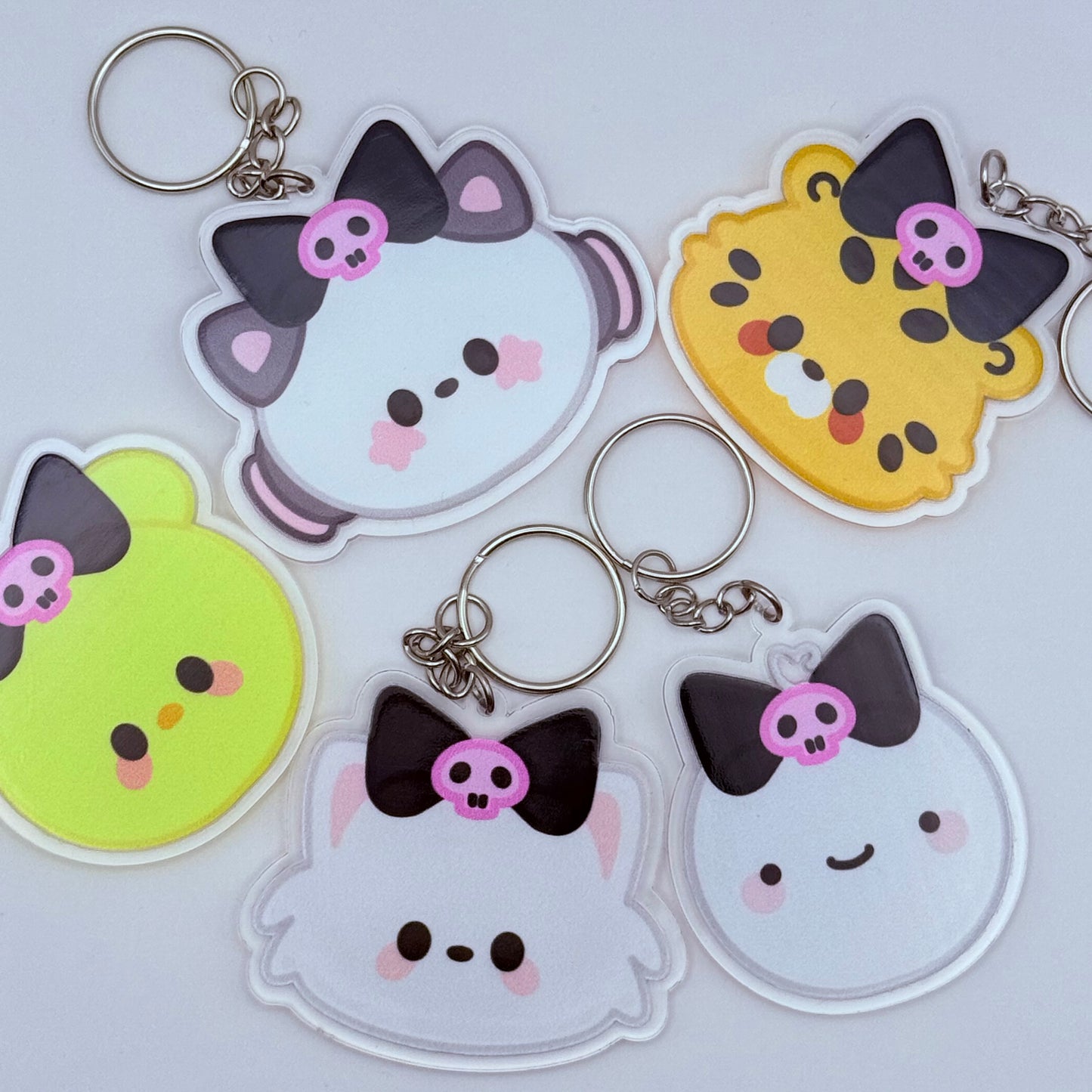 Fim's Club Double-Sided Acrylic Keychain