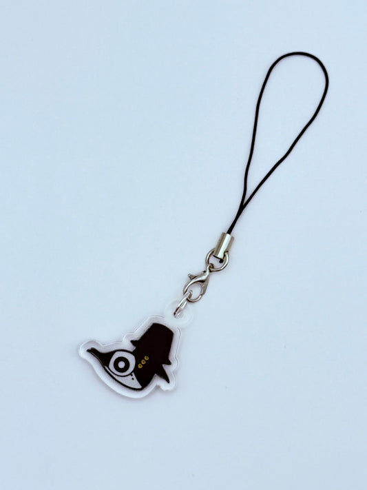 Sussy Magpie Double-Sided Phone Charm