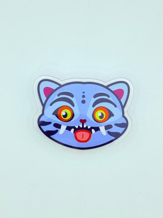 Derpy Demon Tiger Phone Grip Holder