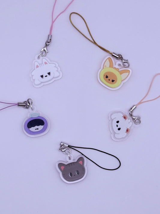 PPULBATU Double-Sided Phone Charm
