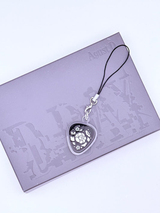 BTS SUGA/AGUST D Lotus Flower Double-Sided Phone Charm