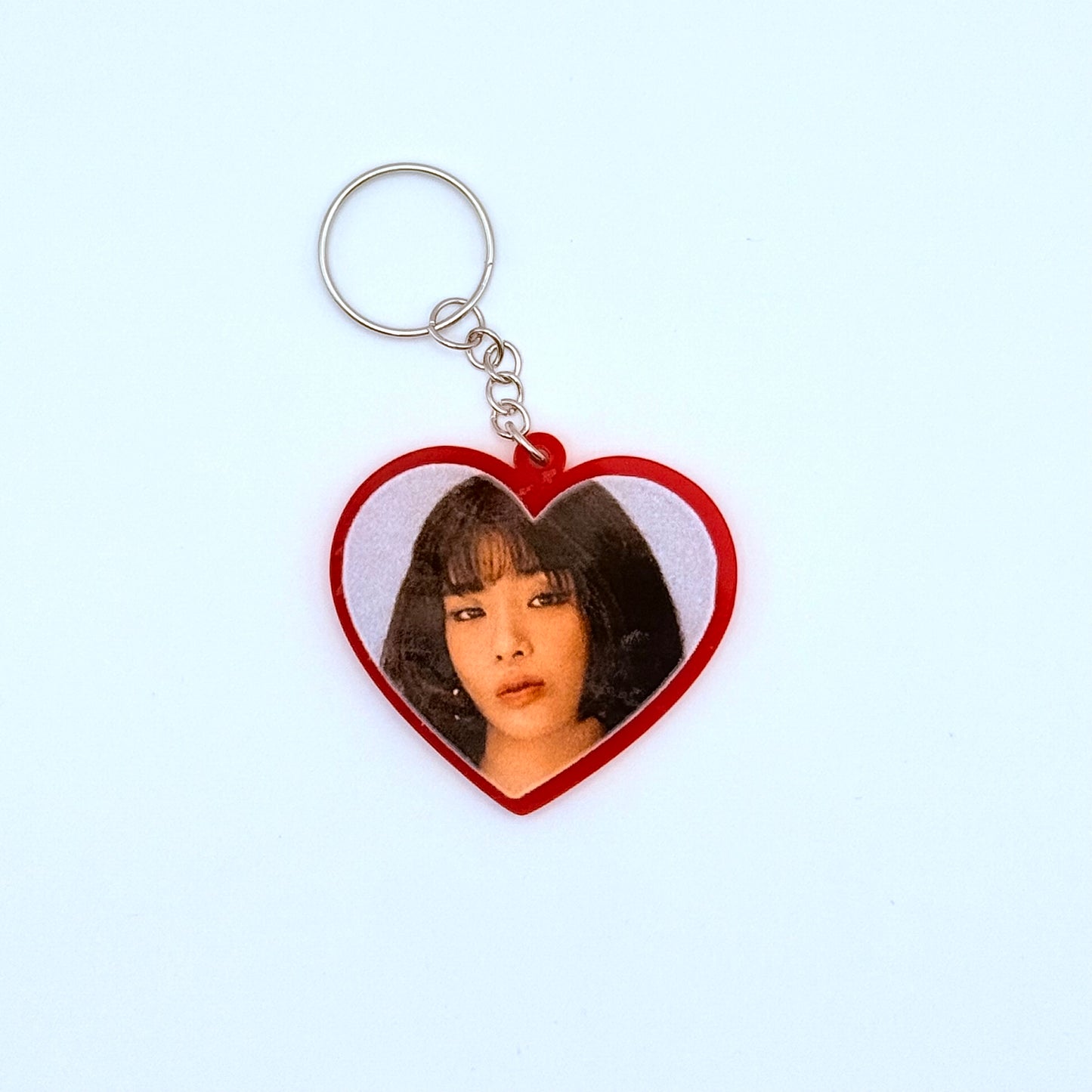 KATSEYE Gabriela Heart-Shaped Acrylic Keychain