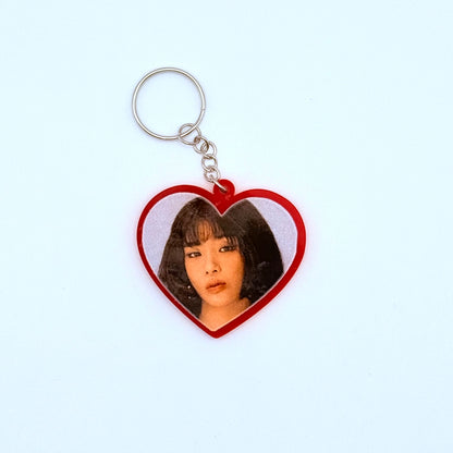 KATSEYE Gabriela Heart-Shaped Acrylic Keychain