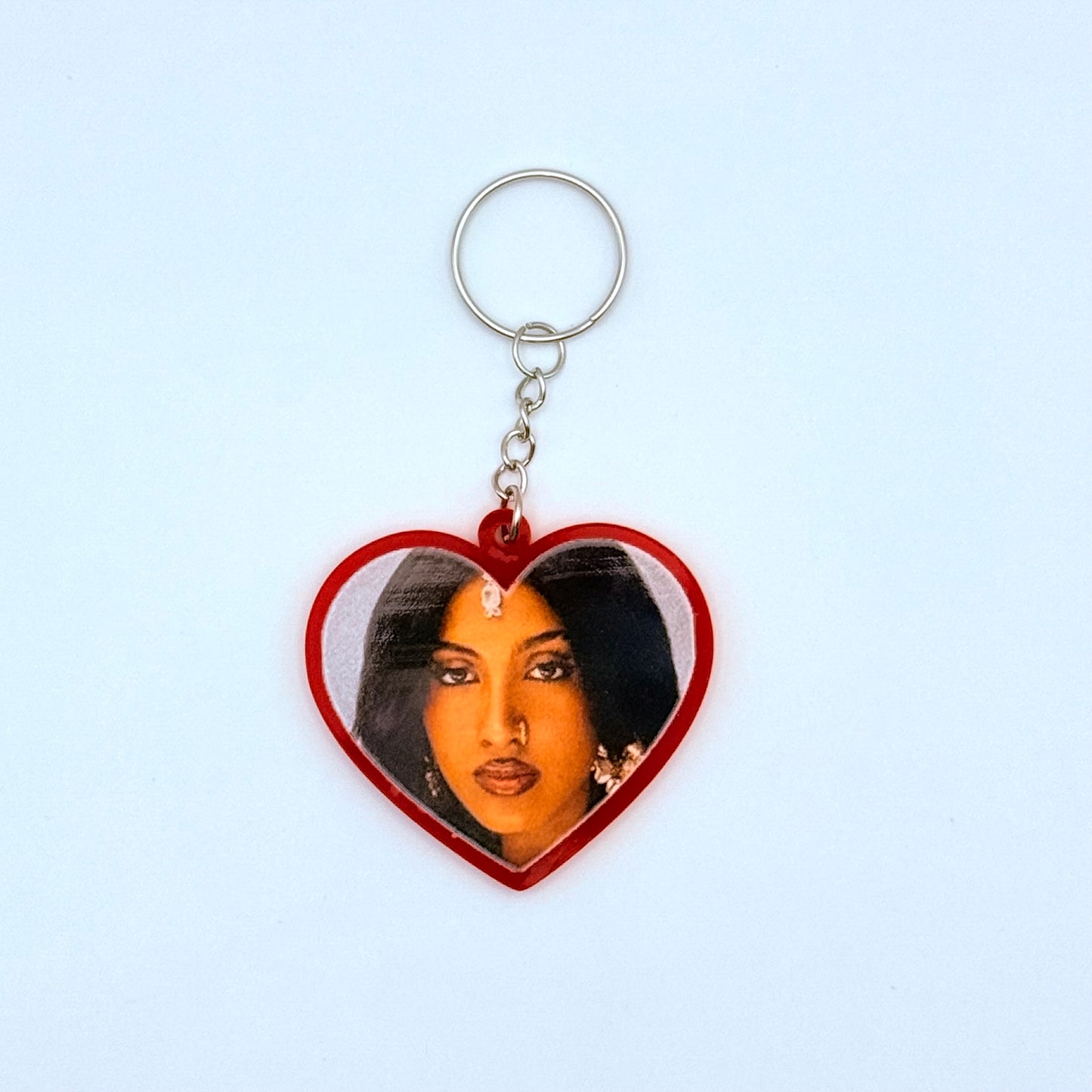 KATSEYE Gabriela Heart-Shaped Acrylic Keychain