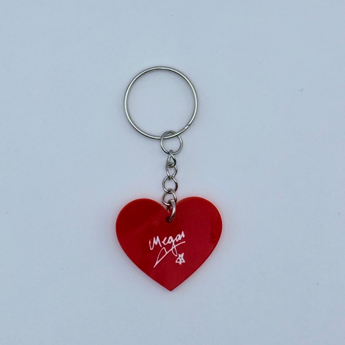KATSEYE Member Heart-Shaped Acrylic Keychain