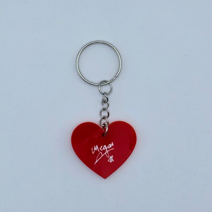 KATSEYE Member Heart-Shaped Acrylic Keychain