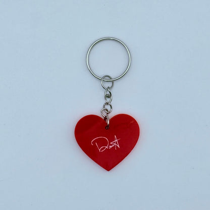 KATSEYE Member Heart-Shaped Acrylic Keychain