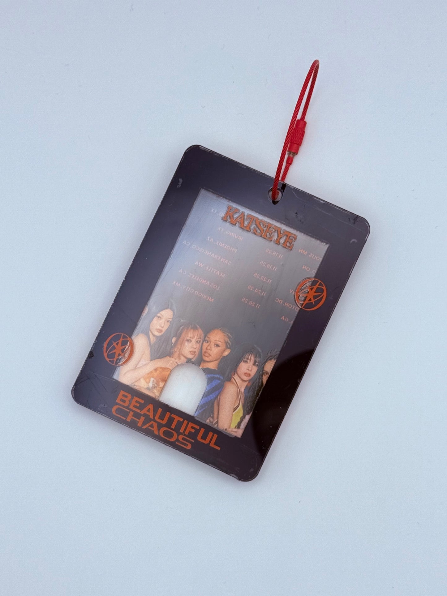 KATSEYE Beautiful Chaos Tour Acrylic Photocard Holder