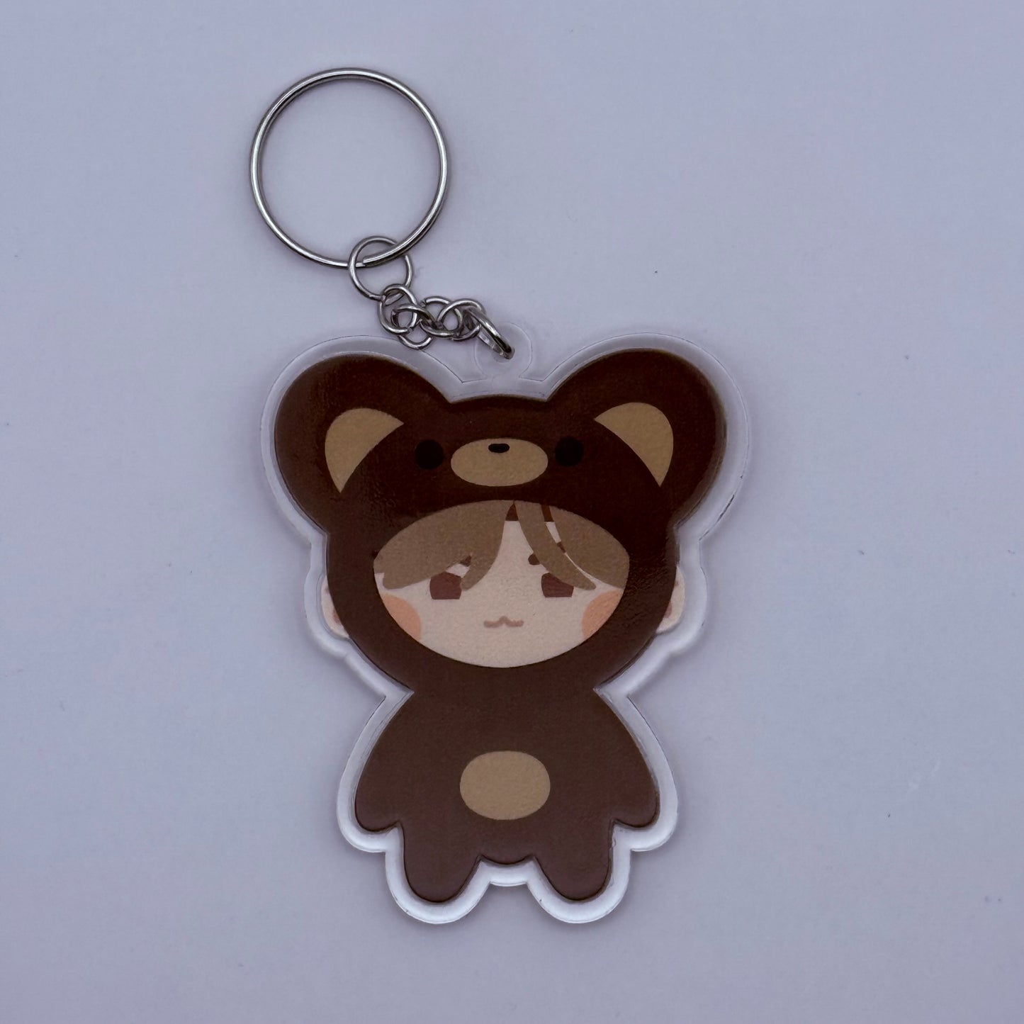 BTS V Winter Bear Double-Sided Acrylic Keychain