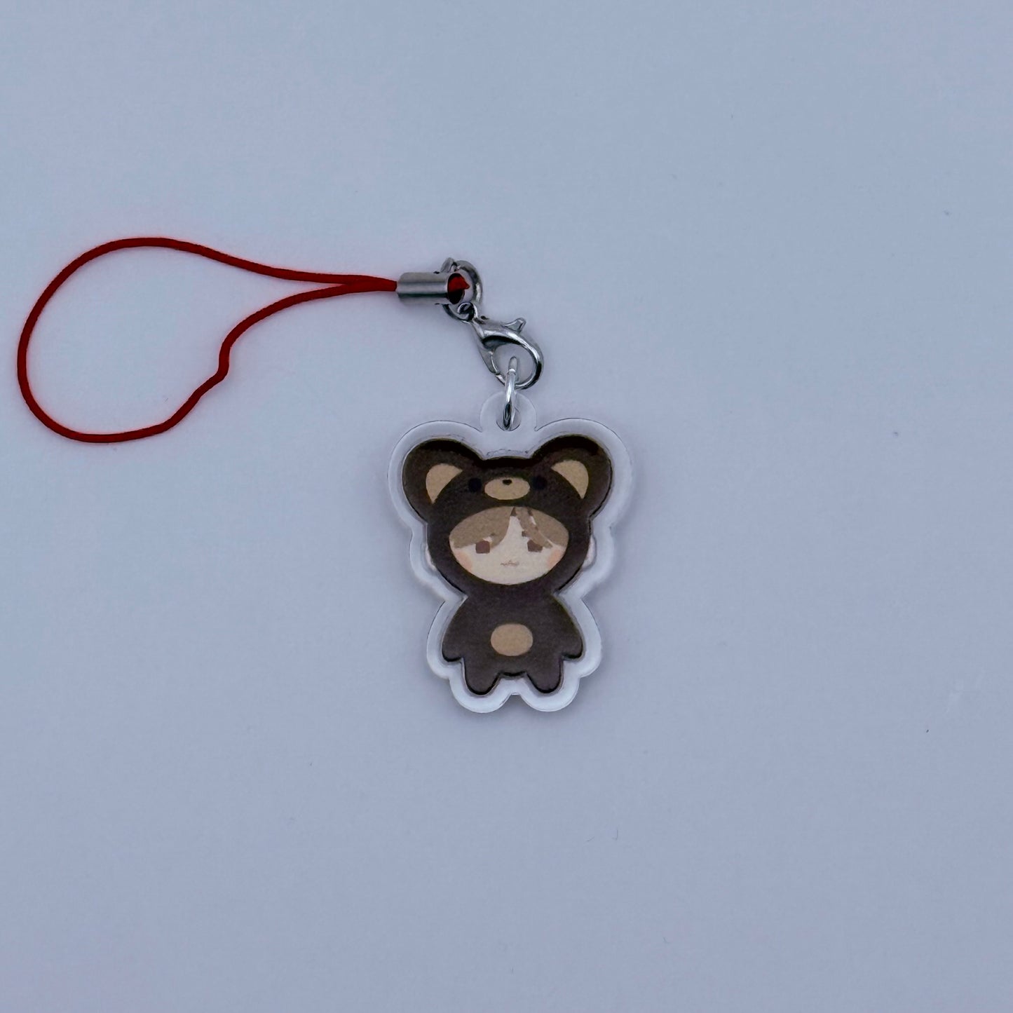 BTS V Winter Bear Double-Sided Phone Charm