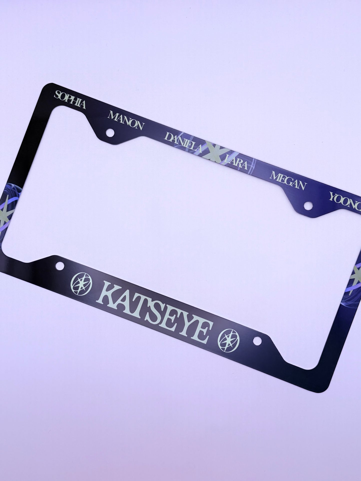 Katseye Inspired License Plate Frame