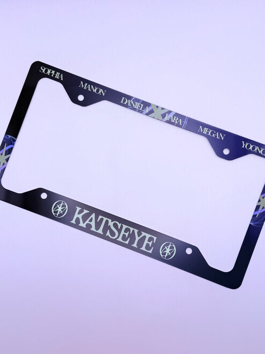 Katseye Inspired License Plate Frame