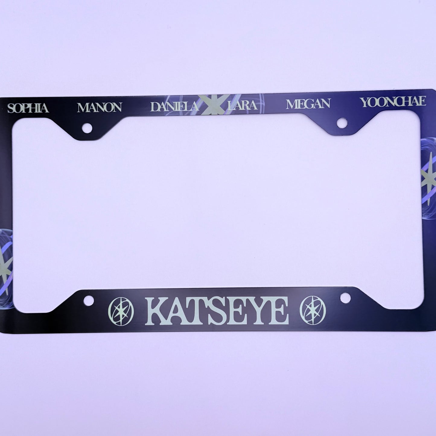 Katseye Inspired License Plate Frame