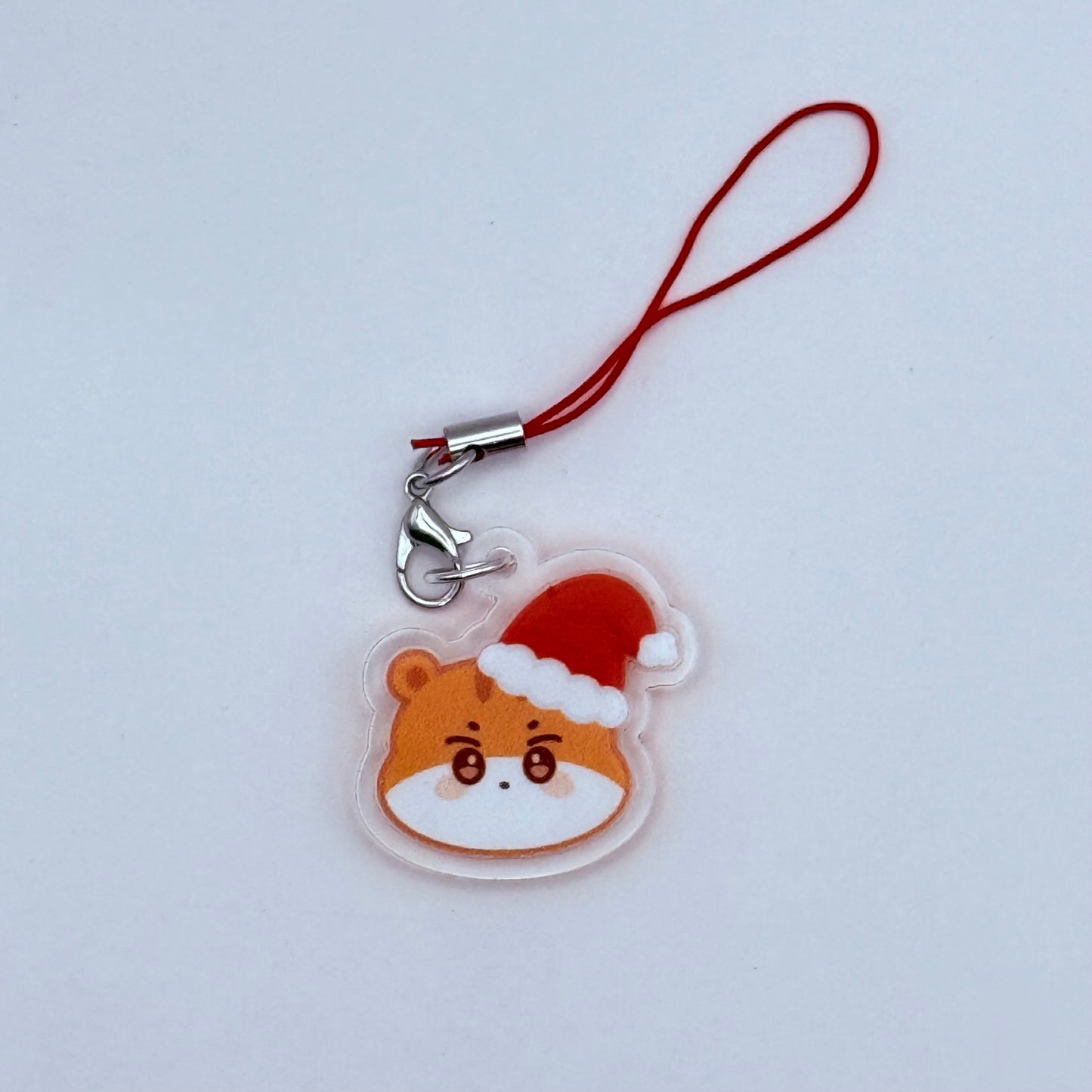 ANITEEZ Santa Hat Double-Sided Phone Charm