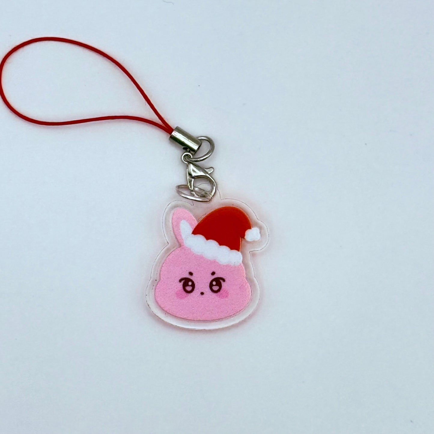 ANITEEZ Santa Hat Double-Sided Phone Charm