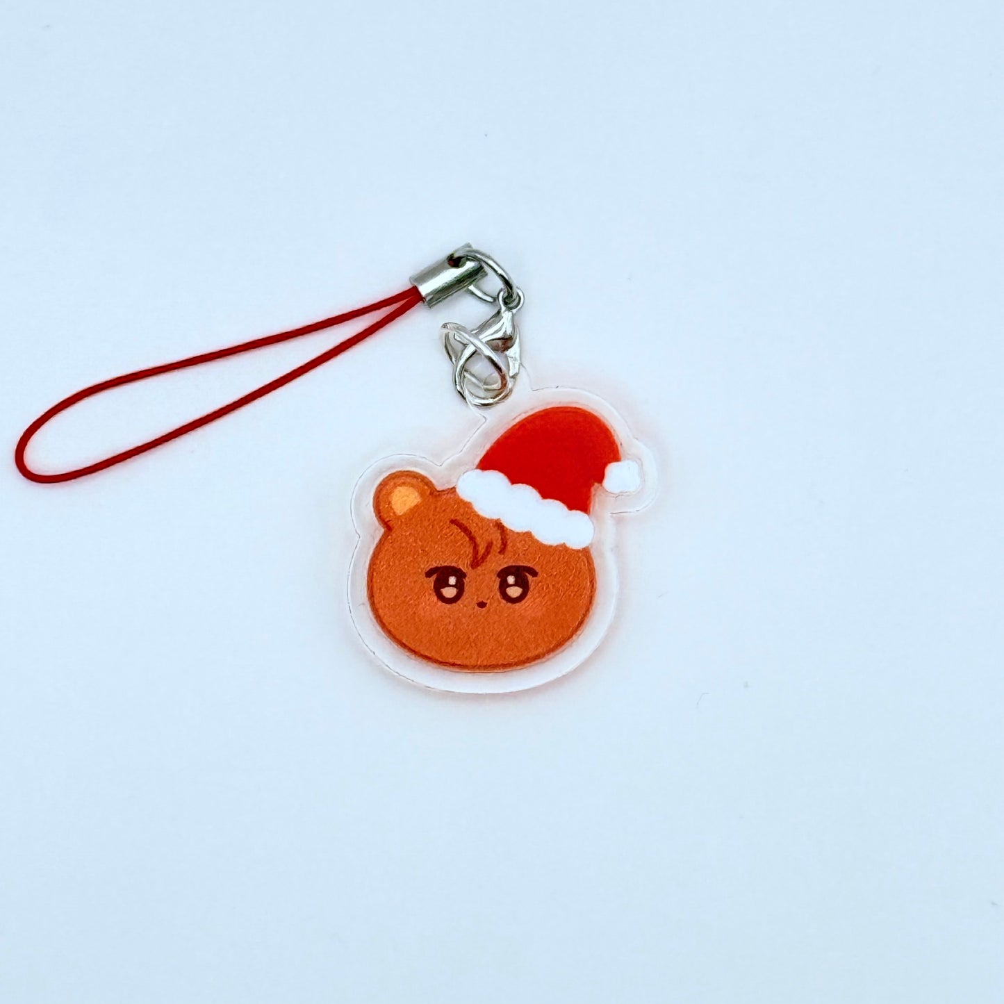 ANITEEZ Santa Hat Double-Sided Phone Charm
