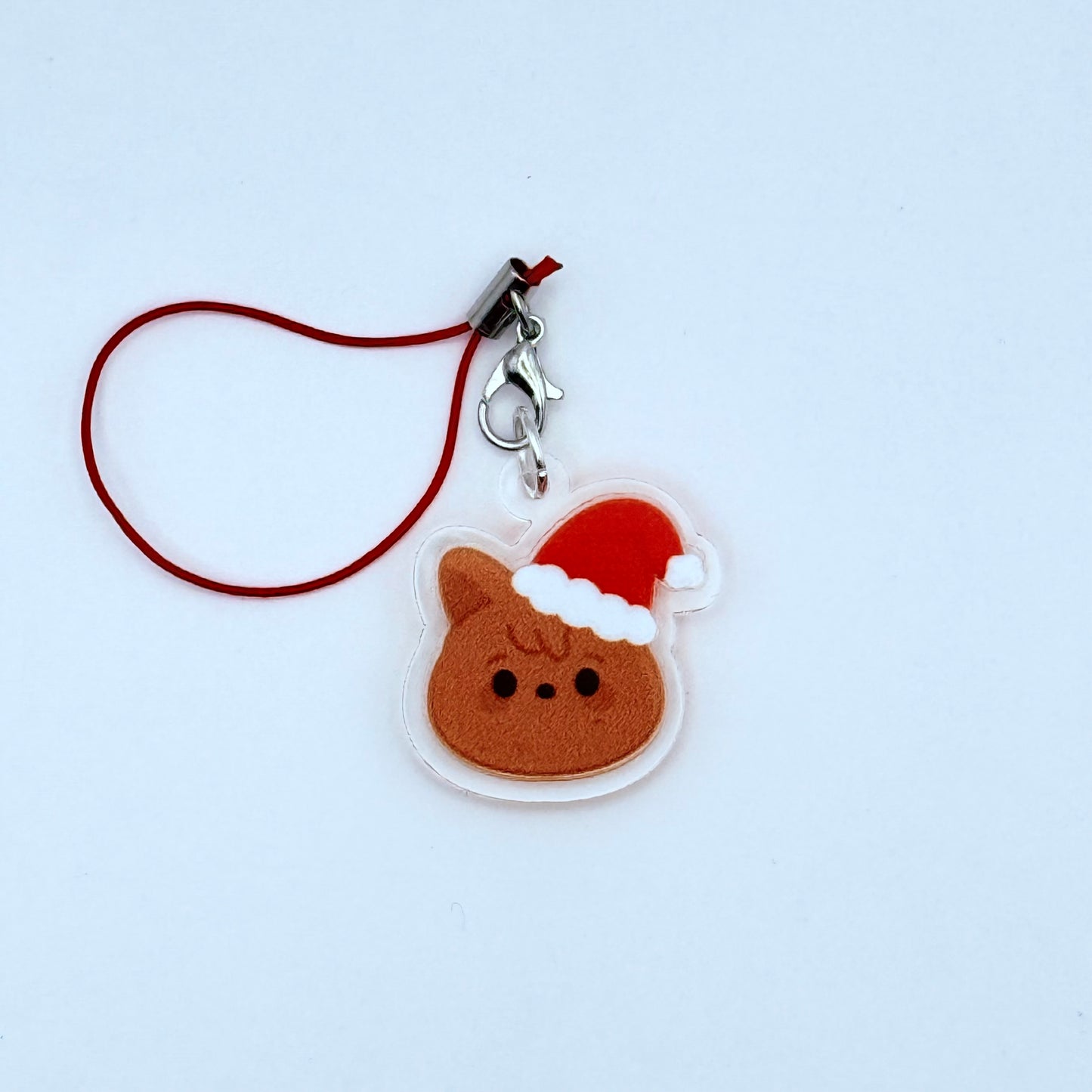 SKZOO Santa Hat Double-Sided Phone Charm