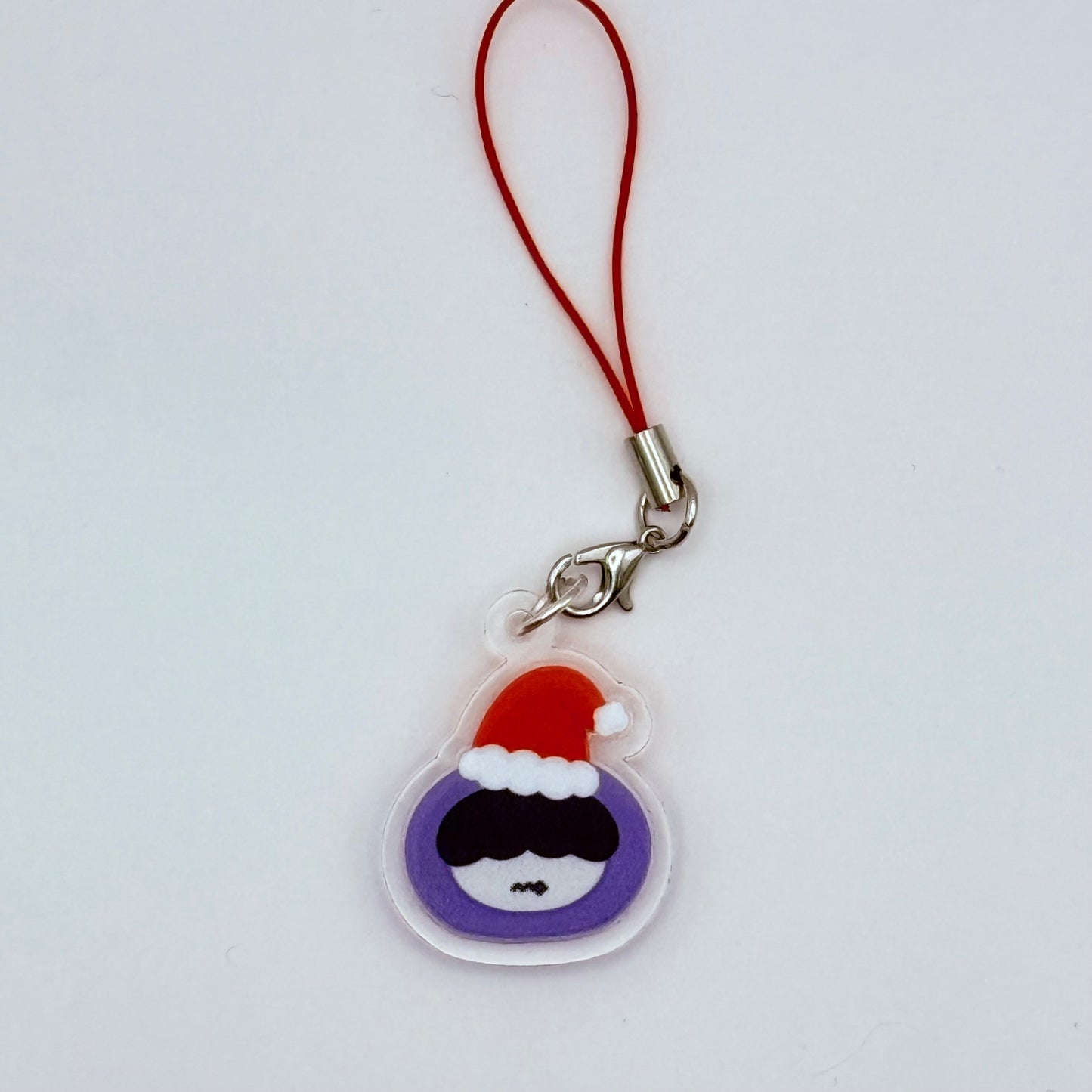 PPULBATU Santa Hat Double-Sided Phone Charm
