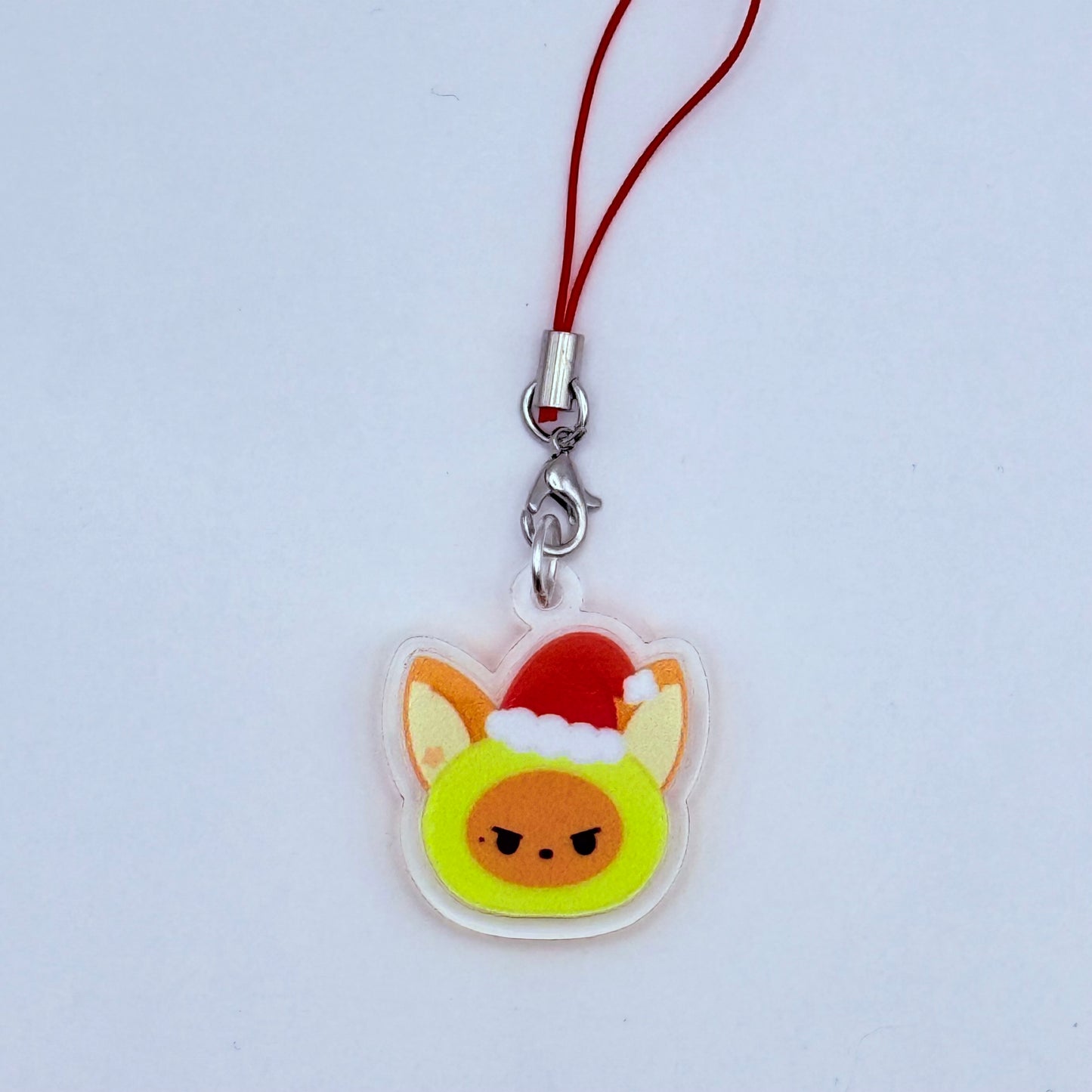 PPULBATU Santa Hat Double-Sided Phone Charm