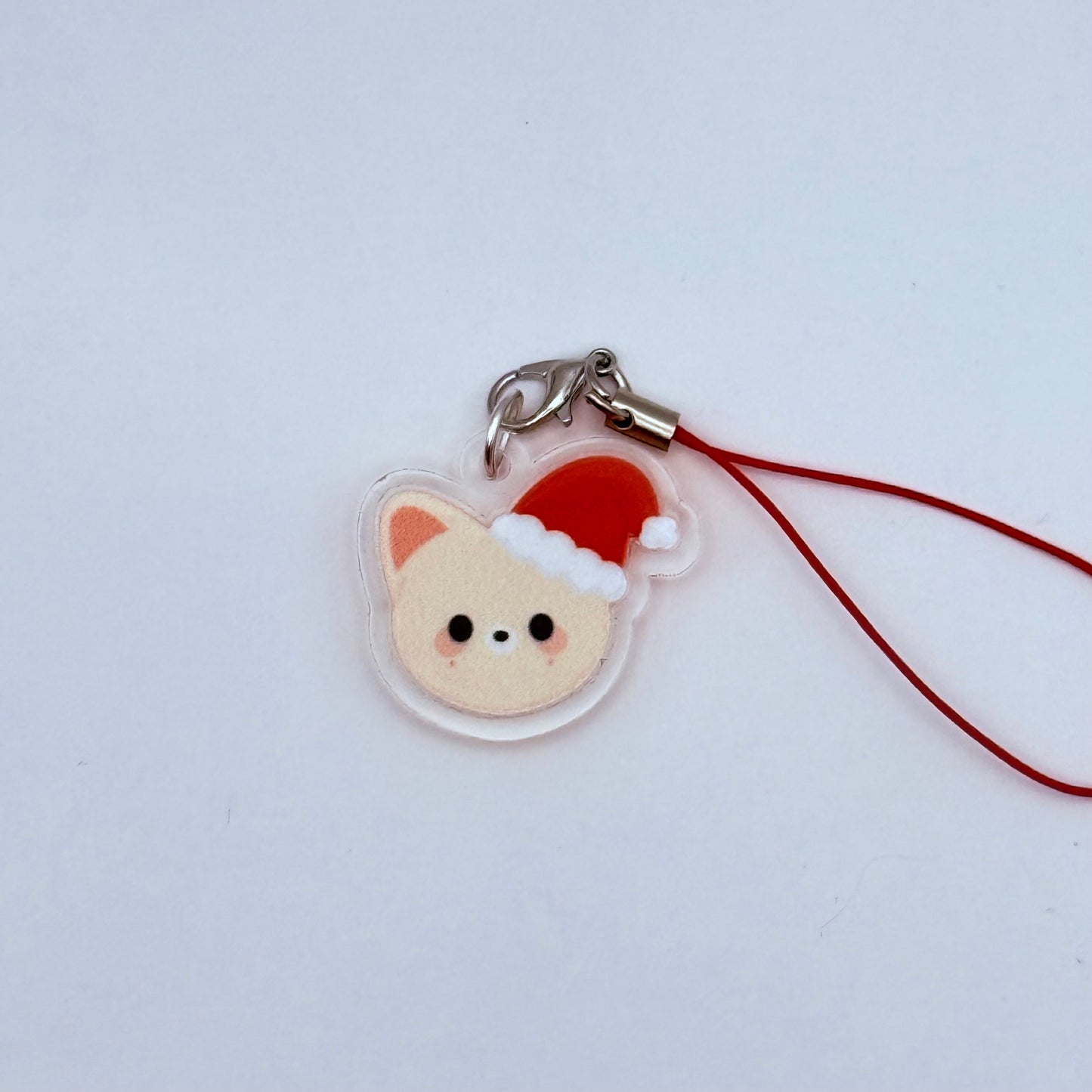 SKZOO Santa Hat Double-Sided Phone Charm