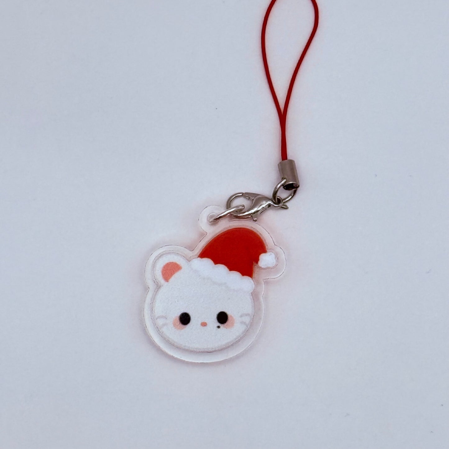 SKZOO Santa Hat Double-Sided Phone Charm