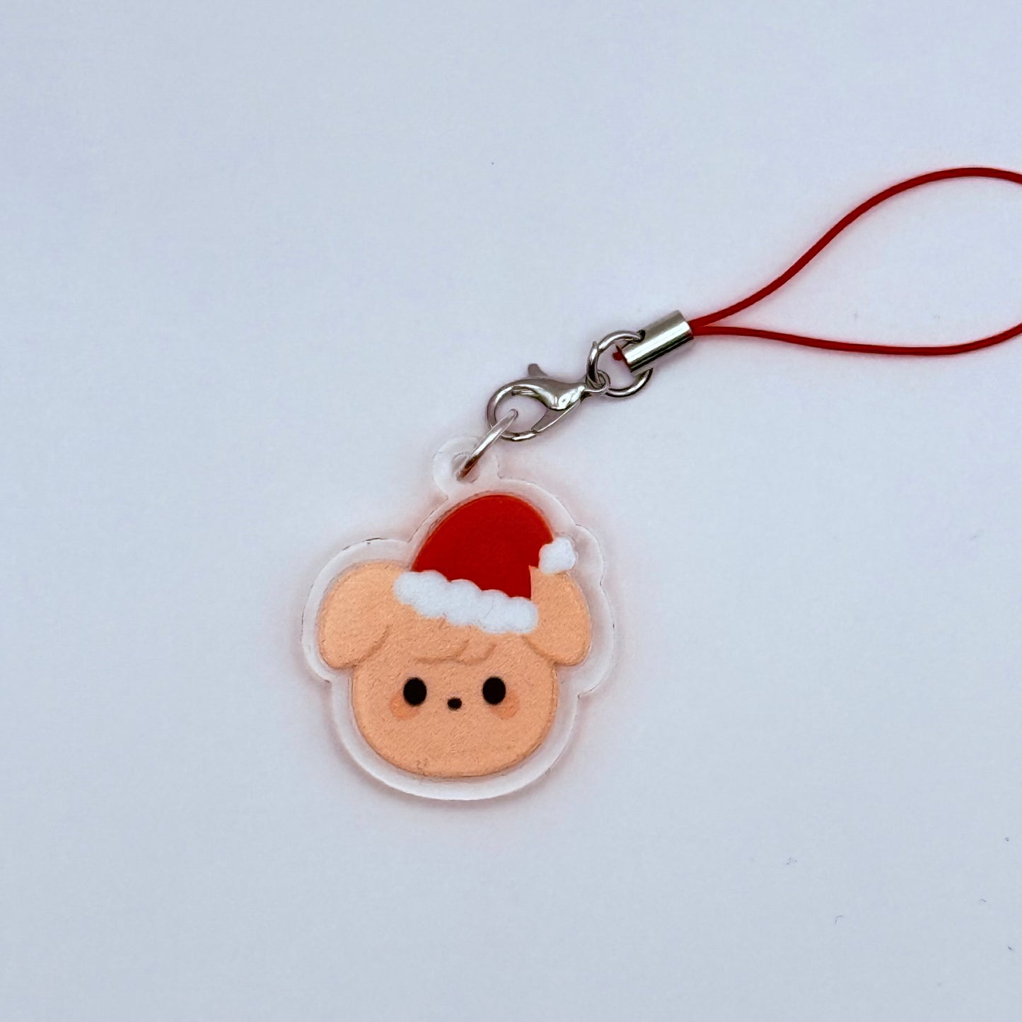 SKZOO Santa Hat Double-Sided Phone Charm
