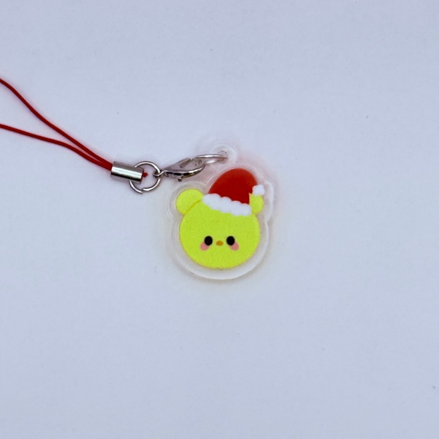Fim's Club Santa Hat Double-Sided Phone Charm
