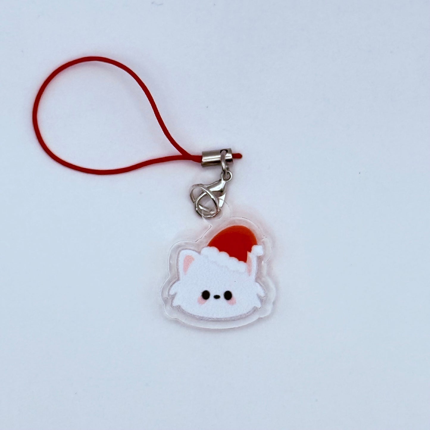 Fim's Club Santa Hat Double-Sided Phone Charm