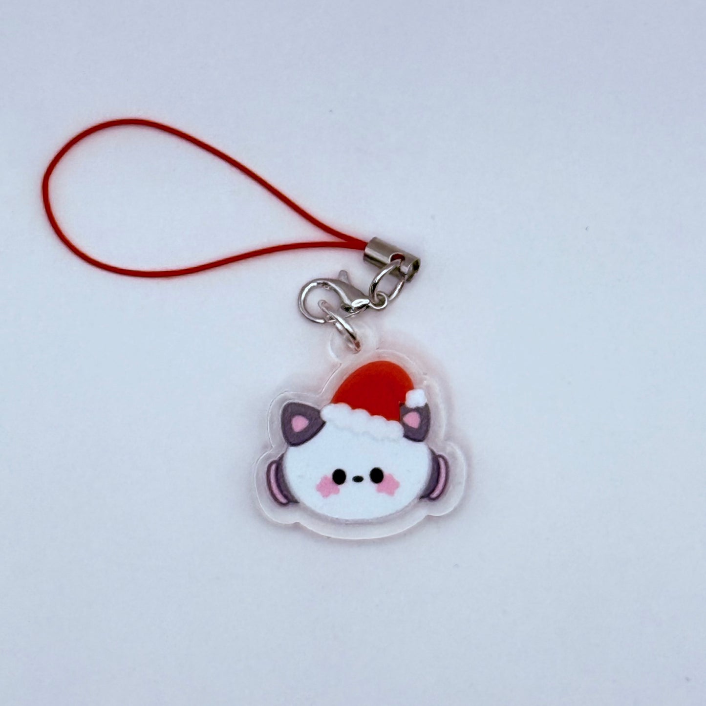 Fim's Club Santa Hat Double-Sided Phone Charm