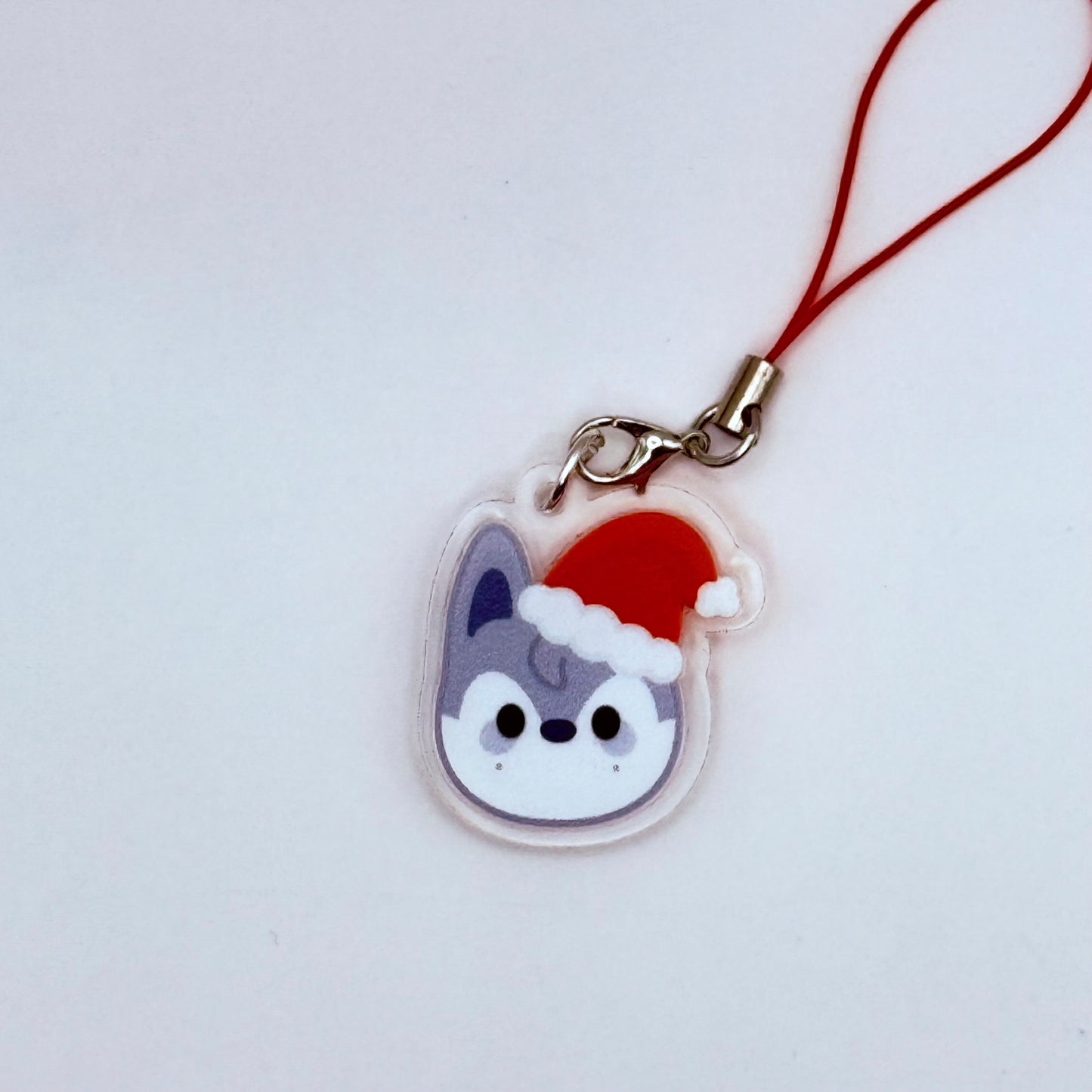 SKZOO Santa Hat Double-Sided Phone Charm