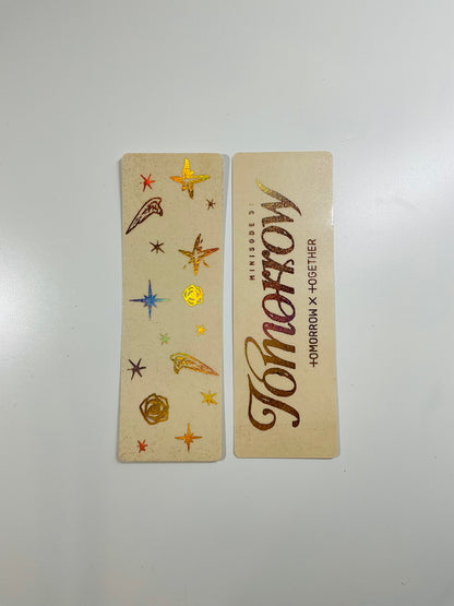 Tomorrow x Together minisode 3: Tomorrow Double Sided Foiled Bookmark